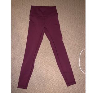 Lululemon wunder under high rise leggings
